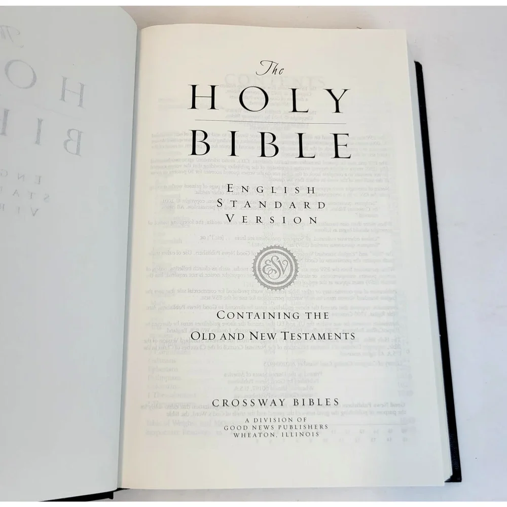 Holy Bible ESV English Standard Version Crossway Blue HC Pew Church Bible 2002‎